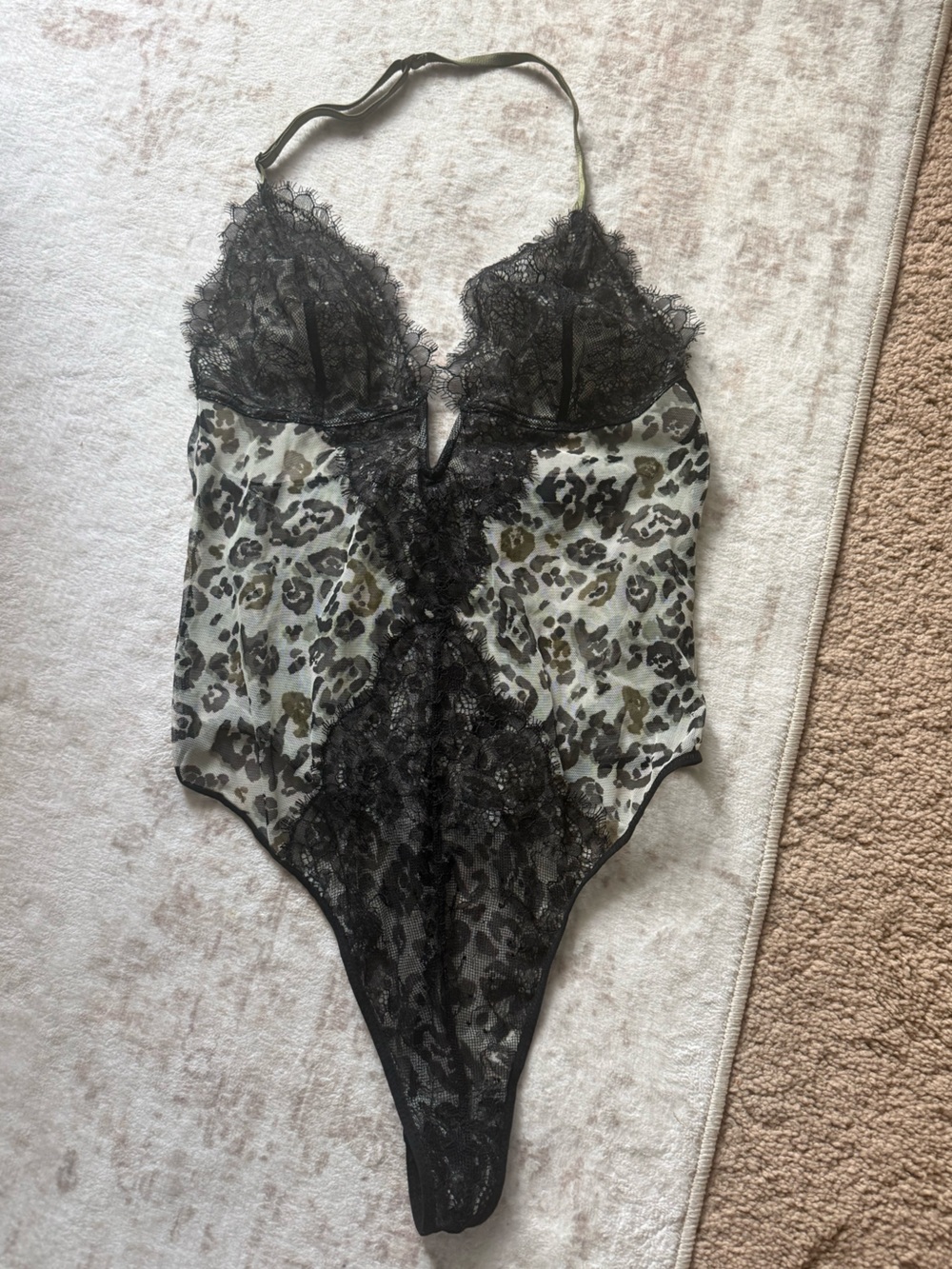 Victoria’s Secret Leopard Lingerie Bodysuit